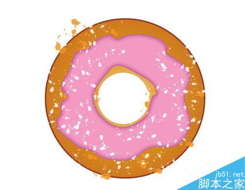 用AI制作逼真立体甜甜圈