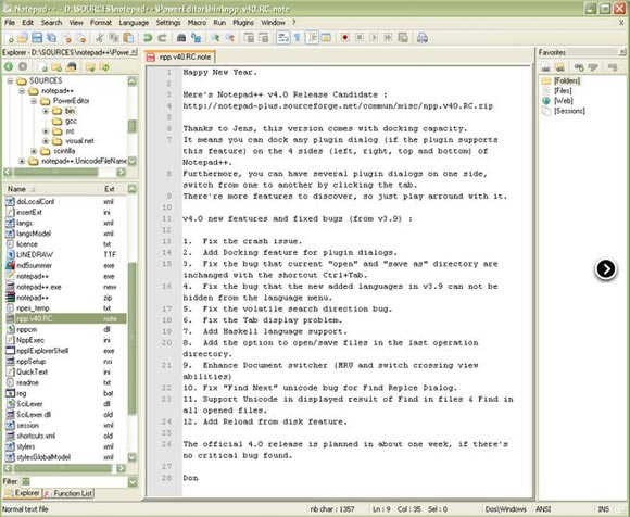 free text editor