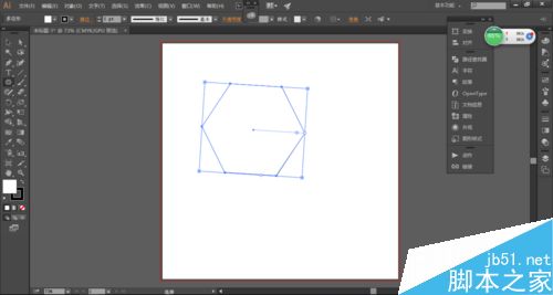 AI教程：利用路径文字工具在多边形周边输入文字