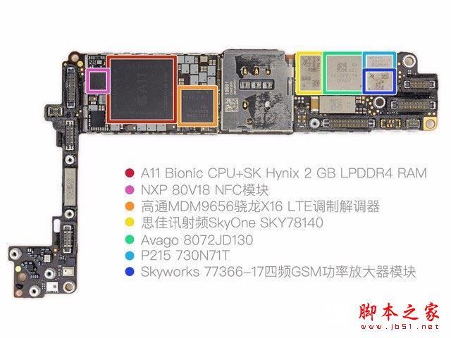 iPhone8拆机图解教程 苹果iphone8拆解视频评测