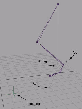 Maya 设置腿部骨骼控制系统 脚本之家 MAYA角色动画教程