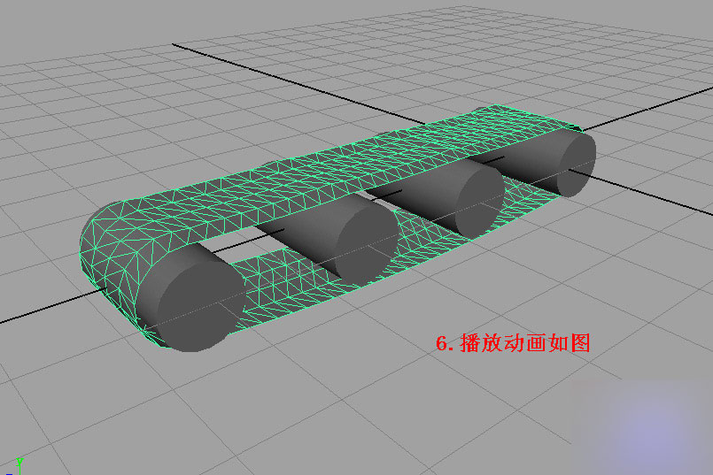 用cloth模拟皮带传送的小动画 脚本之家 MAYA角色动画教程