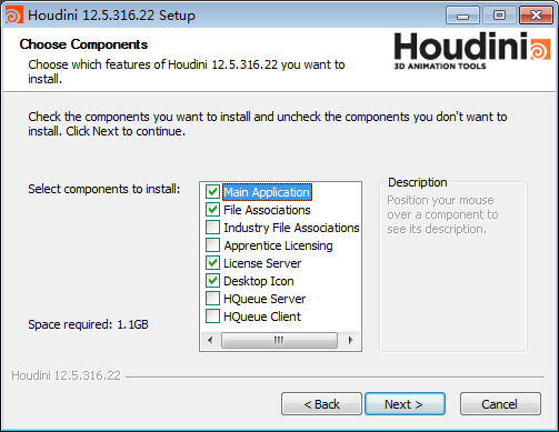 Houdini 12.5安装破解教程