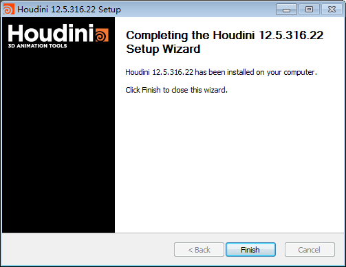 Houdini 12.5安装破解教程