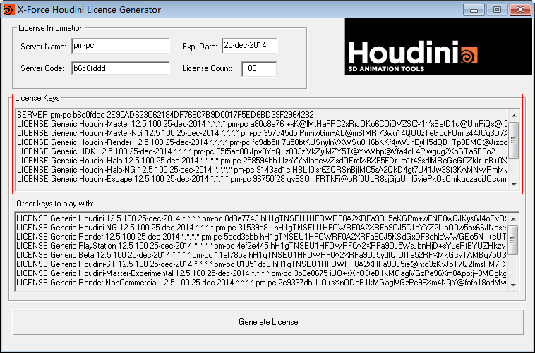 Houdini 12.5安装破解教程