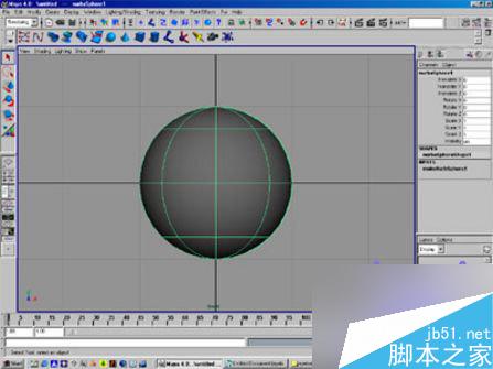 用MAYA快速制作眼球的方法 脚本之家 MAYA材质灯光