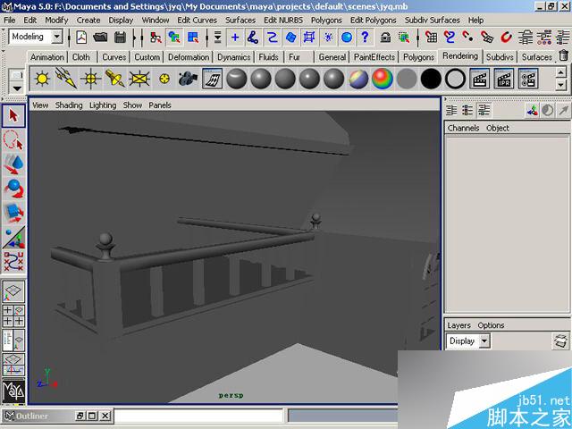 MAYA制作卡通建筑 脚本之家 MAYA建模教程