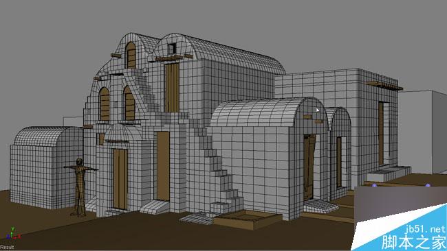 MAYA建筑作品解析 脚本之家