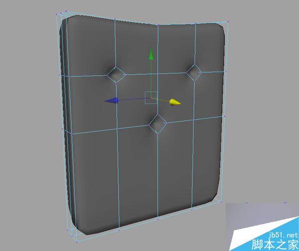 maya基础教程--细分建模创建沙发 脚本之家 MAYA建模教程