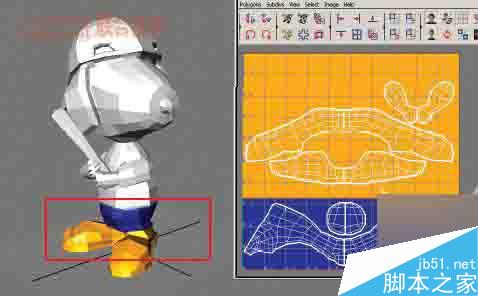 Maya UV和UV编辑之多边形UV编辑的原则 脚本之家 MAYA建模教程