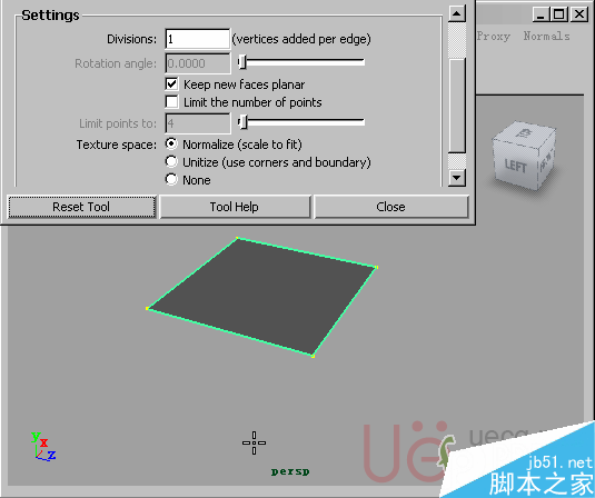 MAYA Polygons建模Edit Mesh命令集详解解释 脚本之家 MAYA建模教程20-Append-to-Polygon-Tool.gif