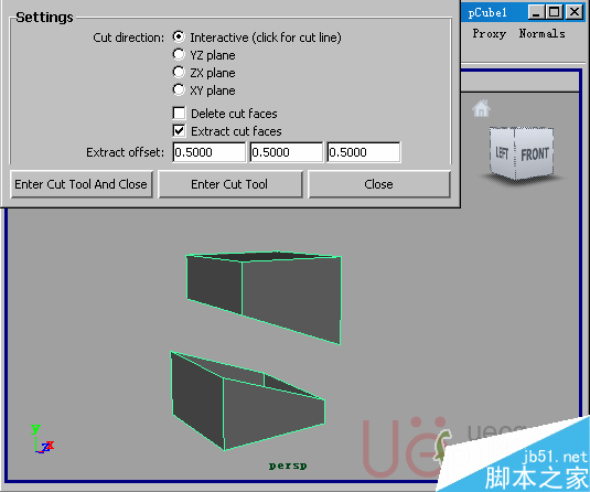 MAYA Polygons建模Edit Mesh命令集详解解释 脚本之家 MAYA建模教程24-cut-faces-tool-cut-direction.gif