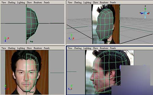 Maya教程：人物头部polygon建模练习 脚本之家 MAYA建模教程