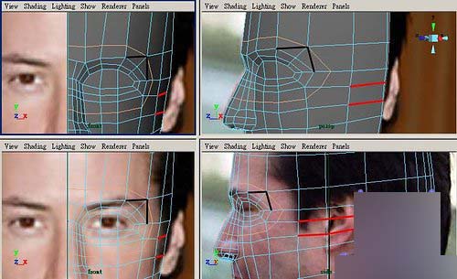 Maya教程：人物头部polygon建模练习 脚本之家 MAYA建模教程