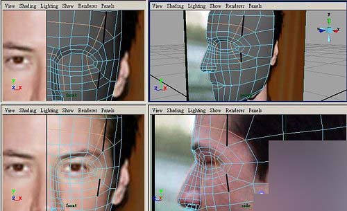 Maya教程：人物头部polygon建模练习 脚本之家 MAYA建模教程