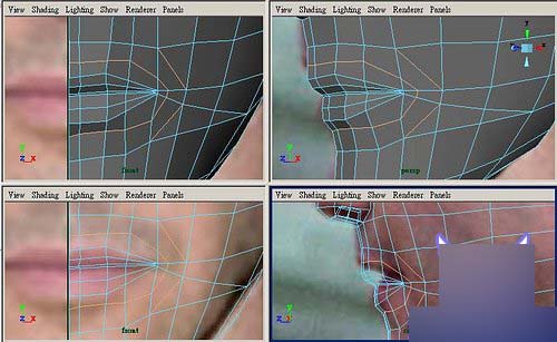 Maya教程：人物头部polygon建模练习 脚本之家 MAYA建模教程
