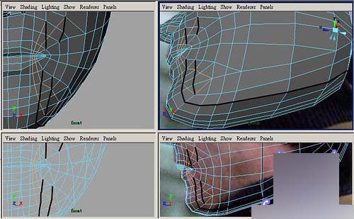 Maya教程：人物头部polygon建模练习 脚本之家 MAYA建模教程