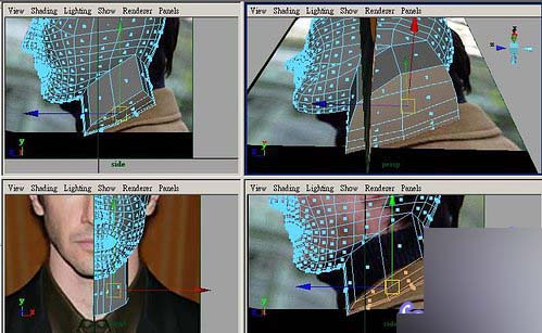 Maya教程：人物头部polygon建模练习 脚本之家 MAYA建模教程