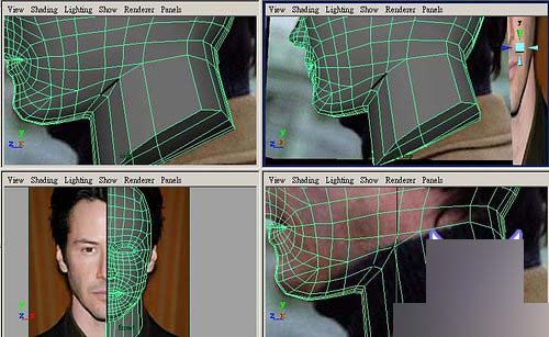 Maya教程：人物头部polygon建模练习 脚本之家 MAYA建模教程