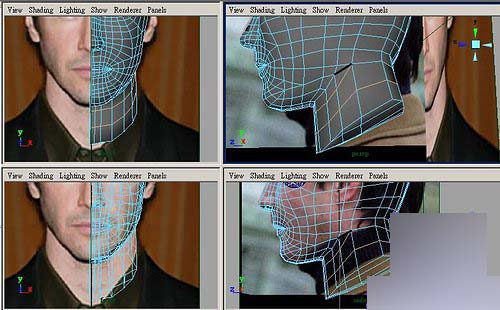 Maya教程：人物头部polygon建模练习 脚本之家 MAYA建模教程