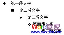 三级项目符