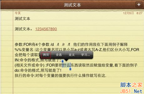 ipad如何复制粘贴