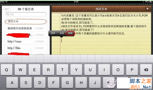 ipad如何复制粘贴