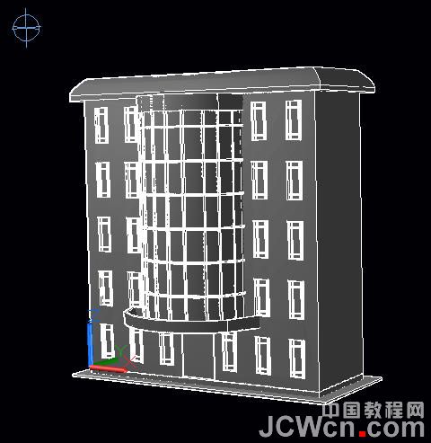 autocad 2011曲面命令创建楼房 脚本之家 autocad教程