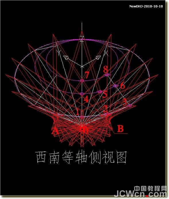 AutoCAD绘制璀璨的钻石戒指 脚本之家 AutoCAD教程