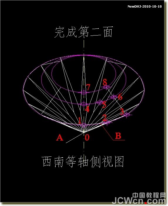 AutoCAD绘制璀璨的钻石戒指 脚本之家 AutoCAD教程