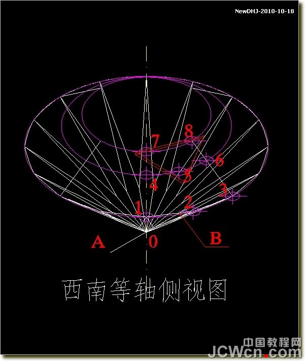 AutoCAD绘制璀璨的钻石戒指 脚本之家 AutoCAD教程