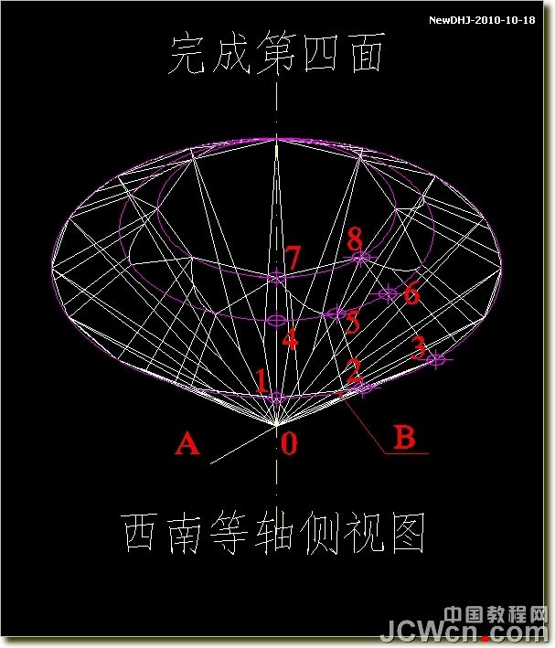 AutoCAD绘制璀璨的钻石戒指 脚本之家 AutoCAD教程