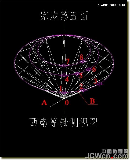 AutoCAD绘制璀璨的钻石戒指 脚本之家 AutoCAD教程
