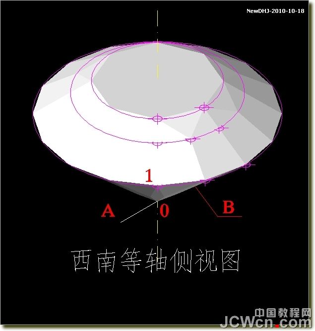 AutoCAD绘制璀璨的钻石戒指 脚本之家 AutoCAD教程