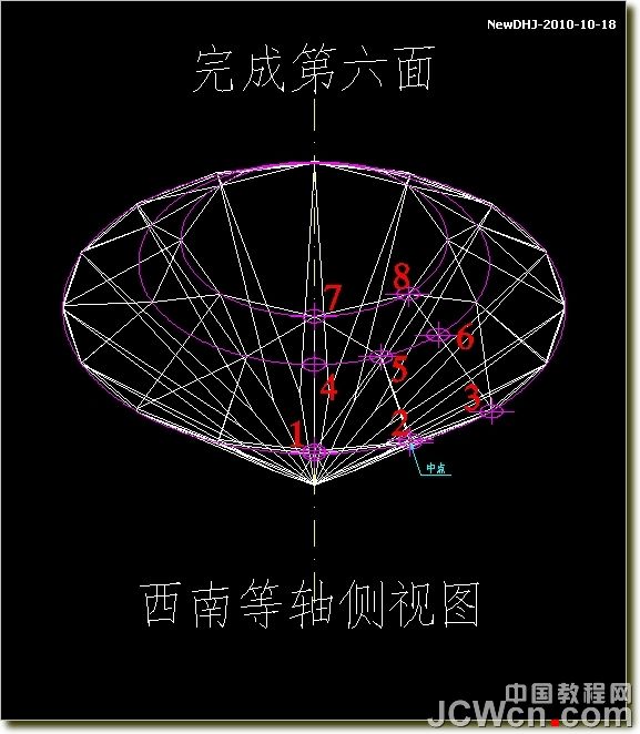 AutoCAD绘制璀璨的钻石戒指 脚本之家 AutoCAD教程