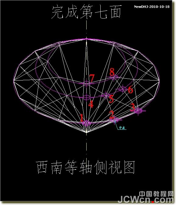 AutoCAD绘制璀璨的钻石戒指 脚本之家 AutoCAD教程