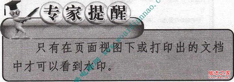 如何使用Word 2010的水印功能