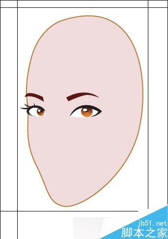 Illustrator鼠绘教程：插画人物系列之清纯美女的绘制_中国教程网
