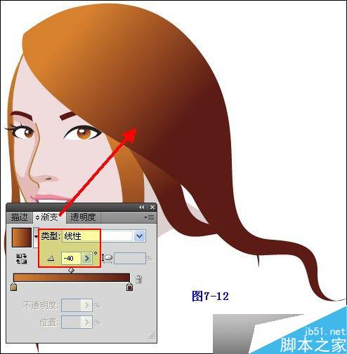 Illustrator鼠绘教程：插画人物系列之清纯美女的绘制_中国教程网