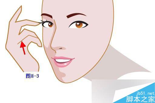 Illustrator鼠绘教程：插画人物系列之清纯美女的绘制-中_中国教程网