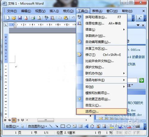 解决Word2003打开文档CPU占用资源大的问题