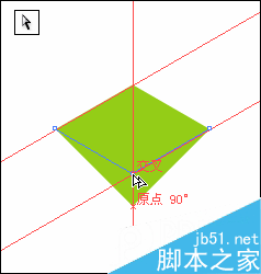 AI参考线制作六面体 脚本之家 AI教程