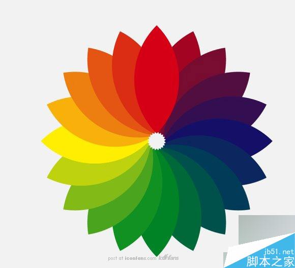 AI绘制漂亮花朵 脚本之家 AI教程