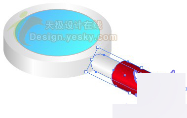 AI教程:绘制一个放大镜图标 脚本之家 AI教程