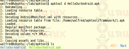 使用android-apktool来逆向使用APK
