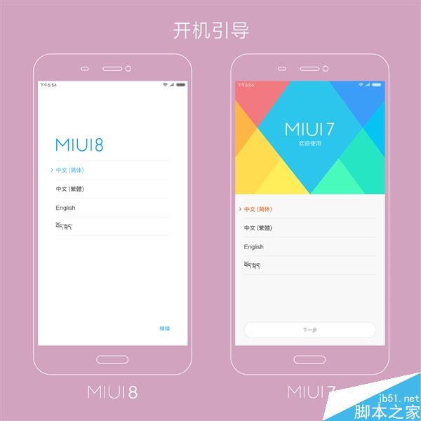 小米官方图解：MIUI 7/8有啥区别？