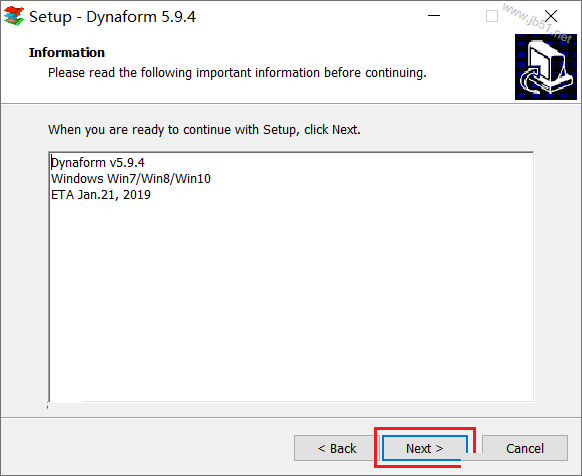 DynaForm 5.9.4安装教程