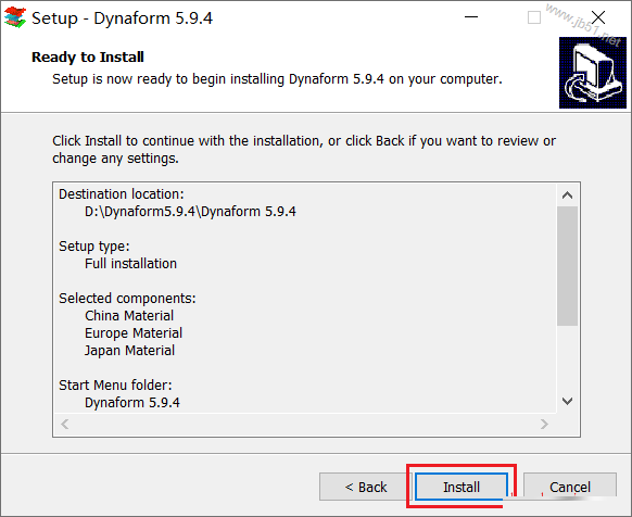 DynaForm 5.9.4安装教程