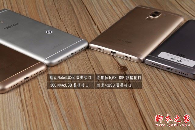 荣耀畅玩6X/红米4/魅蓝Note3/360N4A详细区别对比评测图解：哪个更值得买？