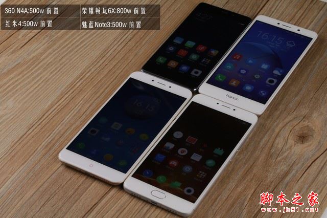 荣耀畅玩6X/红米4/魅蓝Note3/360N4A详细区别对比评测图解：哪个更值得买？